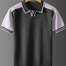 Load image into Gallery viewer, Contour Block Knit Polo
