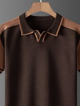 Load image into Gallery viewer, Contour Block Knit Polo

