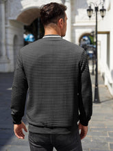 Load image into Gallery viewer, ELESOL Waffle Knit Bomber Jacket
