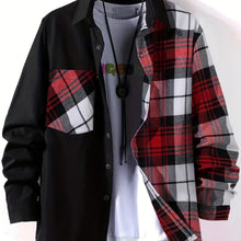Load image into Gallery viewer, Plaid Button Cardigan Jacket
