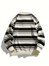 Load image into Gallery viewer, Stripe Knit Polo Top
