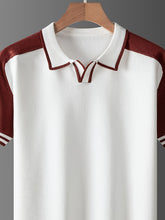Load image into Gallery viewer, Contour Block Knit Polo
