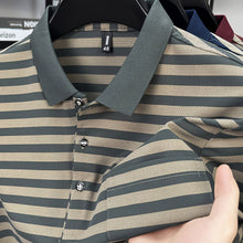 Load image into Gallery viewer, Striped Pocket Polo
