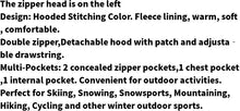 Load image into Gallery viewer, Men’s Fleece-Lined Winter Ski Jacket
