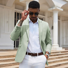 Load image into Gallery viewer, Slim Cotton Woven Blazer
