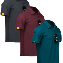 Load image into Gallery viewer, Triple Pack Sport Lapel Shirts
