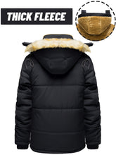 Load image into Gallery viewer, Men’s Heavy-Duty Windproof Winter Parka with Detachable Hood
