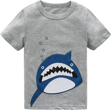 Load image into Gallery viewer, Boys Cotton Short Sleeve T-Shirts Animal Shirts Graphic Tees
