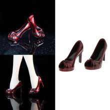 Load image into Gallery viewer, 1/6 Scale Stilettos High Heels Shoes Sandals Model for 12Inch Dress up Costume
