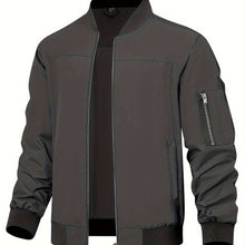 Load image into Gallery viewer, Lightweight Men's Windbreaker Bomber Jacket
