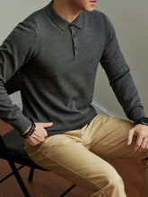 Load image into Gallery viewer, Button Lapel Knit Pullover
