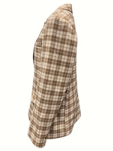 Load image into Gallery viewer, Brown Checkered Evening Suit
