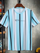 Load image into Gallery viewer, Men’s Casual Geometric Appliqué Short-Sleeve T-Shirt
