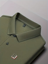 Load image into Gallery viewer, Embossed Alpha Knit Polo
