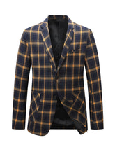 Load image into Gallery viewer, Plaid Summer Woven Blazer
