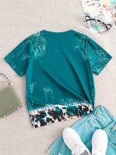 Load image into Gallery viewer, Leopard Letter Summer Tee
