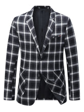 Load image into Gallery viewer, Plaid Summer Woven Blazer
