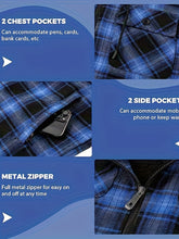 Load image into Gallery viewer, Men’s Heavyweight Plaid Hooded Winter Jacket – 2-Piece Set
