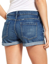 Load image into Gallery viewer, Women&#39;S Ripped Denim Jean Shorts High Waisted Stretchy Folded Hem Short Jeans
