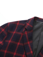 Load image into Gallery viewer, Plaid Summer Woven Blazer
