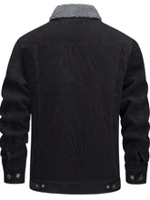 Load image into Gallery viewer, Sherpa-Lined Corduroy Winter Jacket
