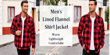 Load image into Gallery viewer, Sherpa Lined Plaid Shirt Jacket
