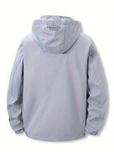 Load image into Gallery viewer, Men’s Lightweight Korean-Style Hooded Windbreaker – 3-Piece Set
