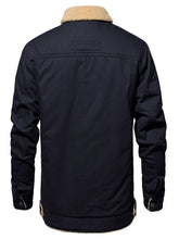 Load image into Gallery viewer, Men’s Cotton Cargo Winter Jacket
