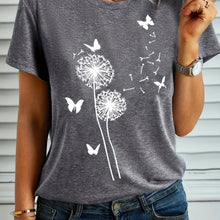 Load image into Gallery viewer, Butterfly Print Summer Tee
