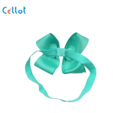 Load image into Gallery viewer, 30 Pcs Colors 4.5 Inches Grosgrain Ribbon Baby Girls Hair Bows Headbands for Infants Newborn and Toddlers
