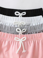 Load image into Gallery viewer, Girls Knit Athletic Shorts Set
