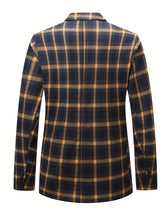 Load image into Gallery viewer, Plaid Summer Woven Blazer
