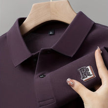 Load image into Gallery viewer, Embossed Alpha Knit Polo
