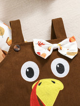 Load image into Gallery viewer, Baby Girls’ Thanksgiving 2-Piece Outfit Set
