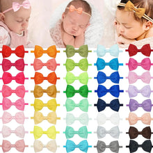 Load image into Gallery viewer, 13 Pcs Soft Nylon Baby Headbands 2.75&quot; Hair Bows Stretch Elastic Hair Bands for Baby Girls Newborn Toddlers Yoga Lady
