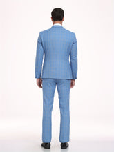 Load image into Gallery viewer, Plaid Double Trio Suit
