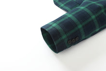Load image into Gallery viewer, Plaid Summer Woven Blazer
