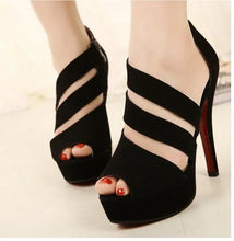 Load image into Gallery viewer, Sexy High Heels Shoes Woman 2019 Pumps Women Shoes Peep Toe Wedding Shoes Party Ladies Platform Heels Shoes Zapatos Mujer Tacon
