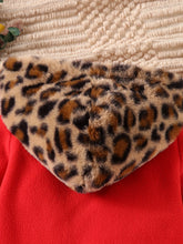 Load image into Gallery viewer, Girls’ Cozy Leopard-Print Fleece Hooded Winter Jacket
