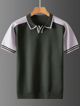 Load image into Gallery viewer, Contour Block Knit Polo
