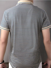 Load image into Gallery viewer, Stripe Knit Polo Tops
