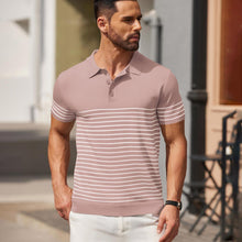 Load image into Gallery viewer, Striped Slim Polo
