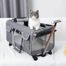 Load image into Gallery viewer, Extra Large Portable Pet Trolley Case, Detachable Dog Trolley Case, Large Foldable Pet Bag Cat Travel Carrier Bag
