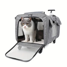 Load image into Gallery viewer, Extra Large Portable Pet Trolley Case, Detachable Dog Trolley Case, Large Foldable Pet Bag Cat Travel Carrier Bag

