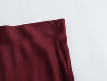 Load image into Gallery viewer, HH Skirts For Women 2024 Summer Solid Satin Sheath Long Skirt Female Show Curve Beach Outfits For Woman Mermaid Skirts
