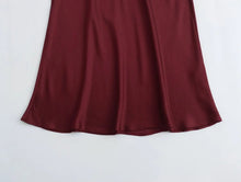 Load image into Gallery viewer, HH Skirts For Women 2024 Summer Solid Satin Sheath Long Skirt Female Show Curve Beach Outfits For Woman Mermaid Skirts
