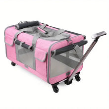 Load image into Gallery viewer, Extra Large Portable Pet Trolley Case, Detachable Dog Trolley Case, Large Foldable Pet Bag Cat Travel Carrier Bag
