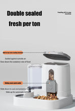 Load image into Gallery viewer, Pet large-capacity feeder integrated automatic water dispenser cat food bowl dog feeding bowl cat bowl dog bowl pet supplies
