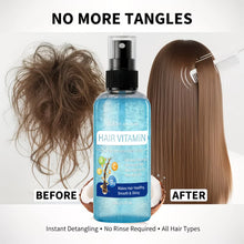 Load image into Gallery viewer, Hair Vitamin Hair Serum With Argan Macadamia Avocado Oil Nourishing Spray Smooth Shiny Healthy Dry Hair Care Product 100g

