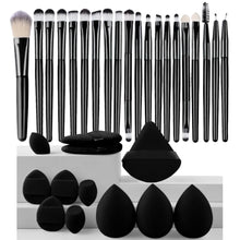 Load image into Gallery viewer, Makeup Brushes Set Premium Synthetic Kabuki Foundation Concealers Powder Blush Blending Face Eye Shadows Brush Set
